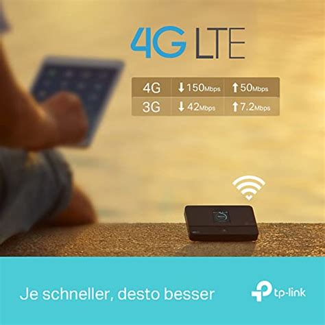 Tp Link M G Cat Tragbarer Wlan Router Mifi Farbbildschirm