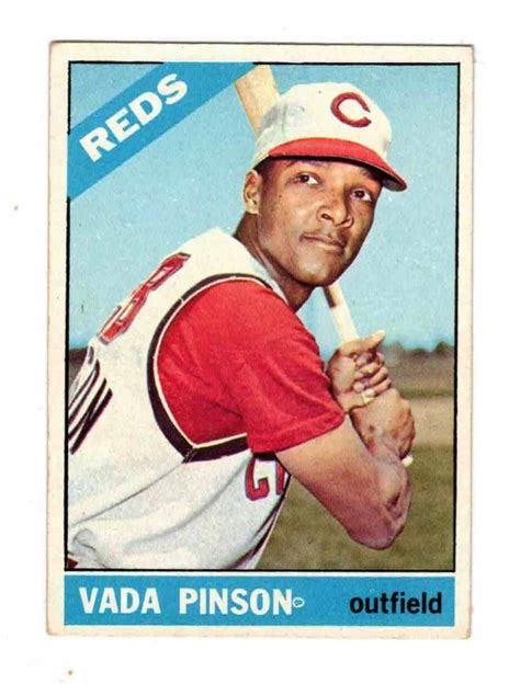 Topps Vada Pinson Cincinnati Reds Exc Ebay