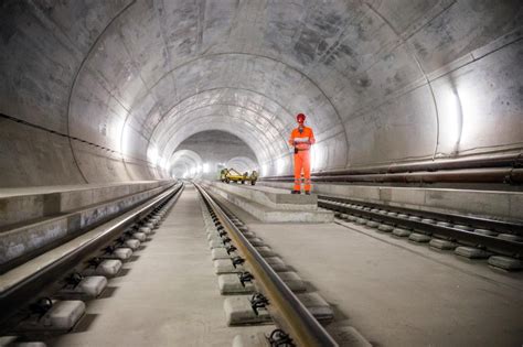 Inside The Gotthard Base Tunnel