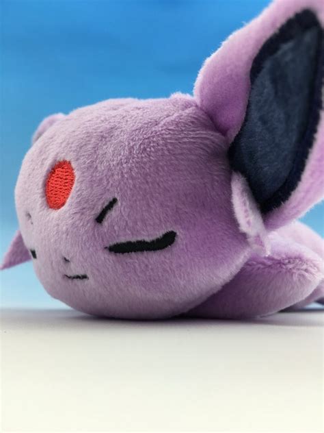 Sleeping Espeon Plush Doll Pokemon By Puretutusecretgarden