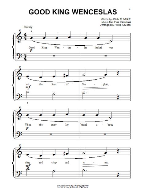 Good King Wenceslas | Sheet Music Direct