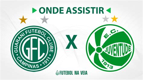 Guarani x Juventude onde assistir horário do jogo