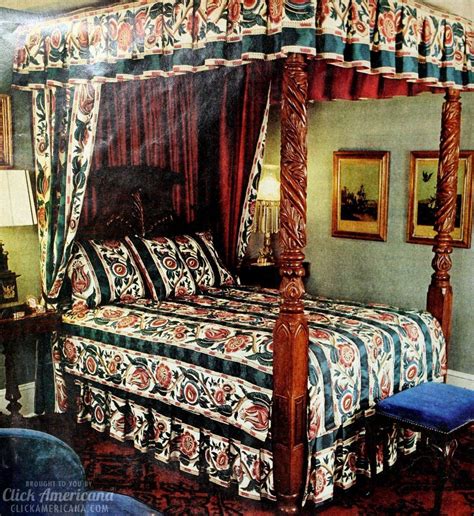 See 80 Beautiful Vintage Canopy Beds Click Americana Antique Canopy