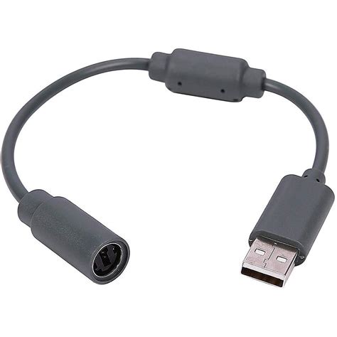 Wiresmith Usb Breakaway Trip Cable Cord Adapter For Xbox 360 Wired Controller