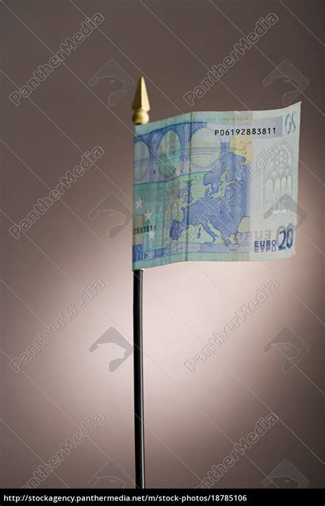 Euro Banknoten Flaggen Stockfoto 18785106 Bildagentur PantherMedia