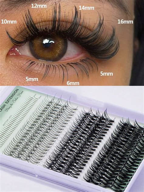 Pcs Lash Clusters Individual Cluster Lash Extensions Diy Multi Type