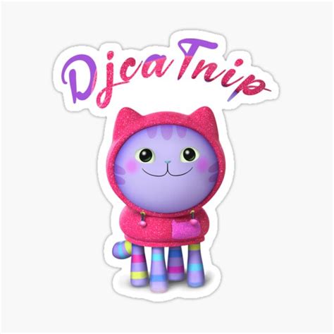 "Kids Gabby's Dollhouse - Dj Catnip" Sticker by johnw110 | Redbubble