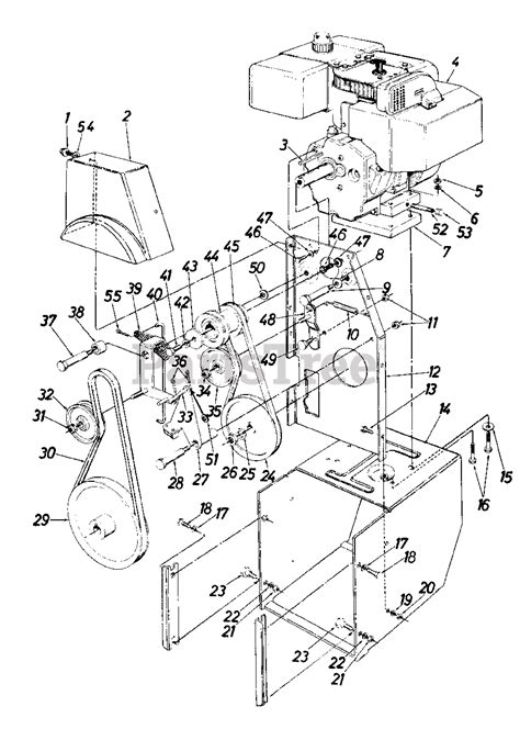 MTD 318 850 000 MTD Snow Thrower 1988 Parts Snow Thrower Parts