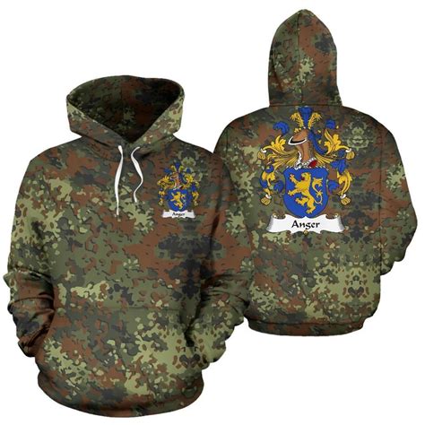 Anger Germany Hoodie German Flecktarn Camouflage Love The World