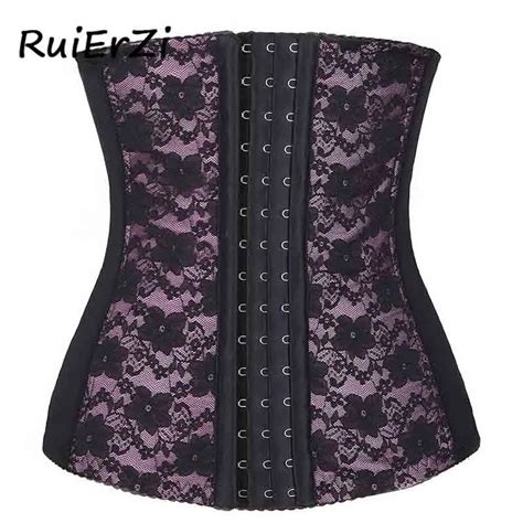 Women Sexy Corset Underbust Waist Cincher Lace Up Boned Corsets Gothic