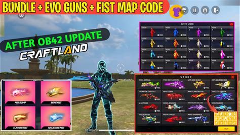 Craftland All Bundles All Emote All Evo Gun Map Code Ob Update Ff