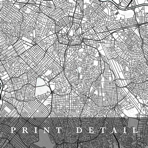 Sao Paulo Map Sao Paulo Brazil City Map Home Town Map Sao - Etsy UK