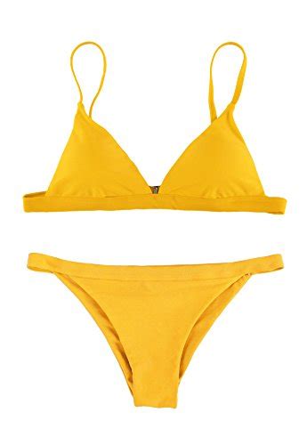 Shekini Women S Brazilian Bathing Suit Triangle Bikini Set Sexy V Neck