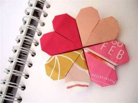 Закладка сердечко своими руками из бумаги и фетра