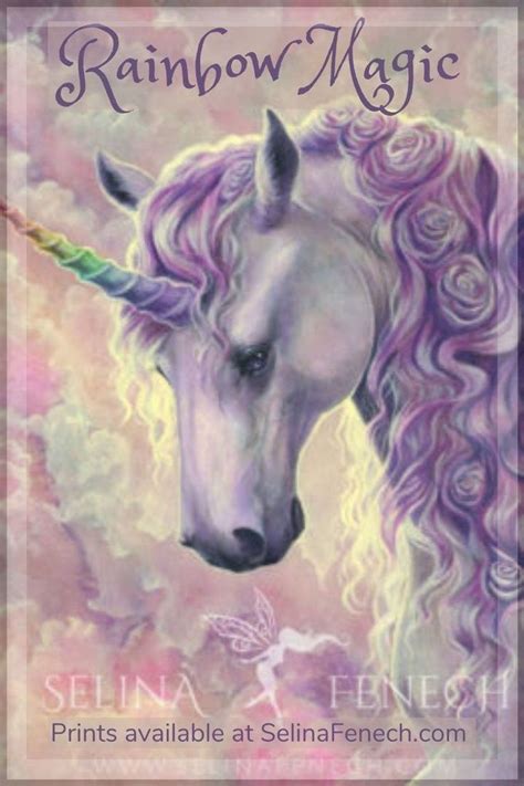 Rainbow Magic By Selina Fenech ♦ Unicorn With Rainbow Horn Fantasy Art Unicorn Pictures