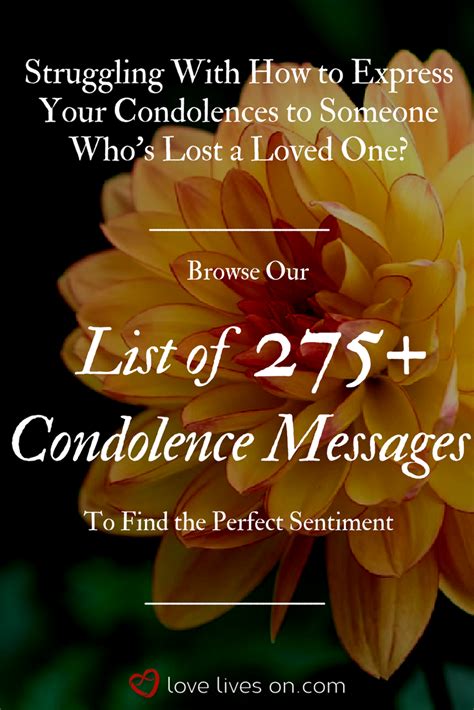 Condolences Best Messages You Can Use Condolence Messages