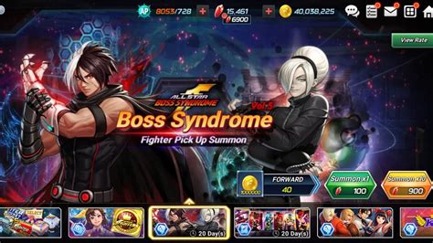 KOF AllStar Summon Boss Syndrome Nameless And Syndrome Evil Ash YouTube