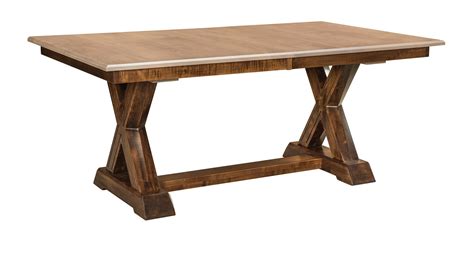 Knoxville Trestle Table From Dutchcrafters Amish Furniture