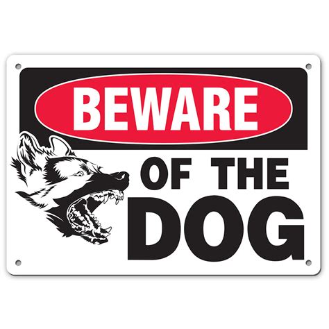 BEWARE OF DOG SIGN - My Sign Station