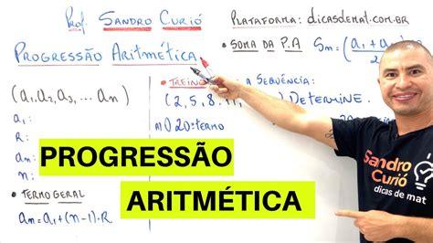 APRENDA PROGRESSÃO ARITMÉTICA EM 8 MINUTOS YouTube