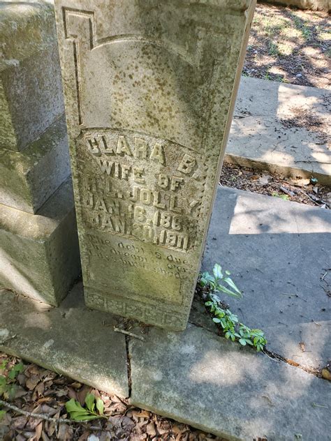 Clara Belle Ogburn Jolly 1868 1911 Find A Grave Memorial