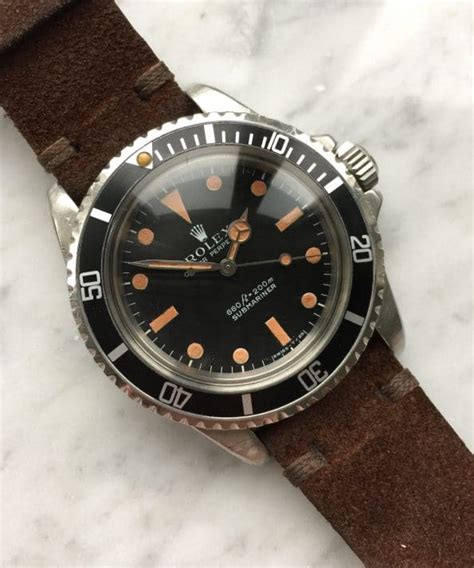 Vintage Rolex 5513 Submariner Plexi Glas James Bond Model Matte Dial