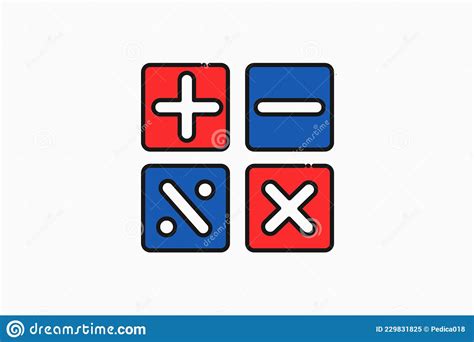 Mathematics And Mathematical Equations And Theorems Set Vector