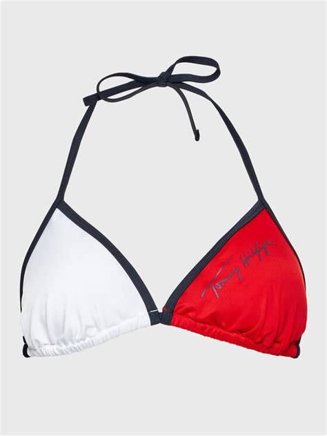 Tommy Hilfiger Bikini Partea De Sus Triangle UW0UW03354 Colorat Modivo Ro