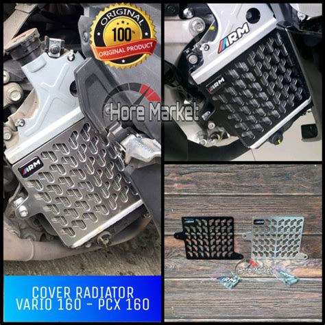 Jual Cover Tutup Radiator Vario 160 Abs Cbs 2022 Pcx 160 2021 2022 Arm Black Kota Tangerang