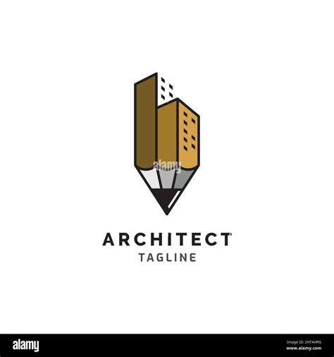 Logo Architecte Design Inspiration Symbole Illustration Modèle