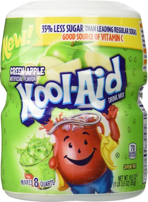 Kool Aid Green Apple Artificially Flavoured Drink Mix 553g 19oz