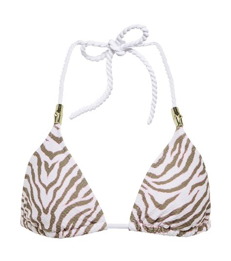 Heidi Klein Ibiza Zebra Print Bikini Top Heidi Klein