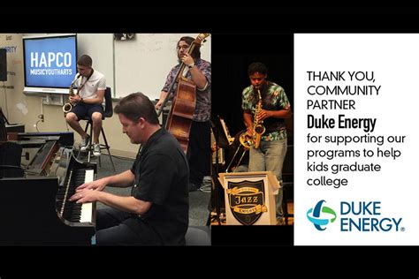 Duke Energy Foundation Hapco Community Partner Hapco Music Foundation