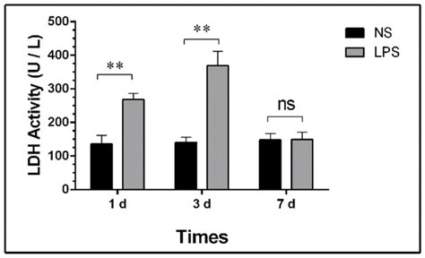 Total Protein In BALF Of LPS Induced ALI Mice Were Sacrificed On Days