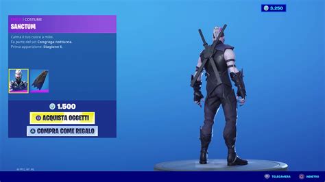 Fortnite Skin Congrega Notturna Set Sanctum Mantello Della