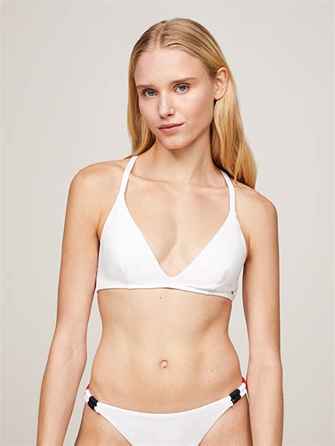 Kadın Racerback Triangle Bikini Üstü UW0UW05663YCF Tommy Hilfiger