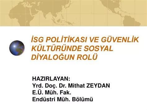 Ppt Sg Pol T Kasi Ve G Venl K K Lt R Nde Sosyal D Yalo Un Rol