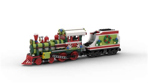 LEGO MOC Train de Noël - The Christmas Locomotive - MOC by Mimi68 ...