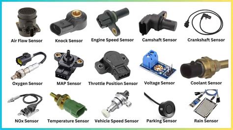 Different Types Of Car Sensors And Their Functions PDF