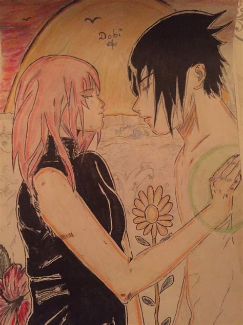 Dessin De Sasuke Et Sakura Le Temple Des Otaku Amino