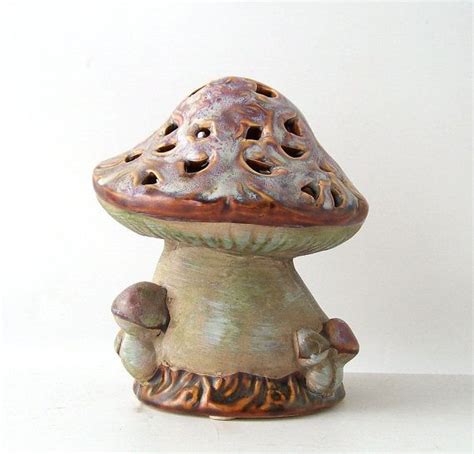 Vintage Mushroom Candle Holder Tea Light Decorative Home Decor Etsy