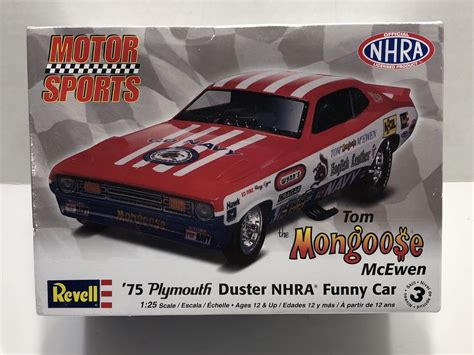 Revell 854289 Tom Mongoose Mcewen 1975 Plymouth Duster 125 Model New