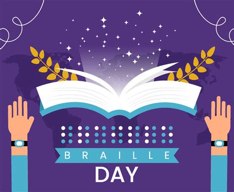 World Braille Day Concept Vector Art & Graphics | freevector.com