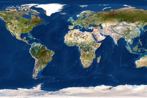 Whole Earth Map Photographic Print Planetobserver