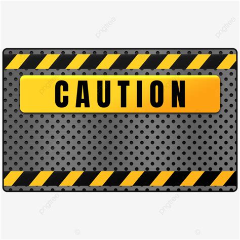 Blank Attention Sign Caution Danger Sign Blank Sign Png Transparent