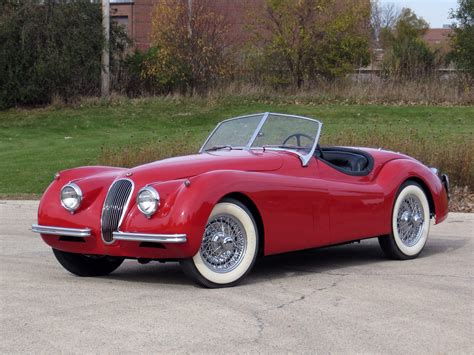 1953 Jaguar Xk120 Red Two Seater Roadster 210cu 16hp Frank S Classic Cars