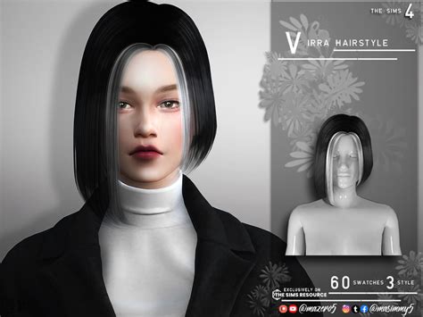 The Sims Resource Virra Hairstyle