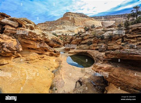 Capitol Reef National Park Is Centred Over The Mile Long