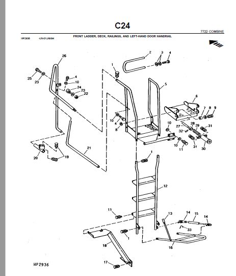 John Deere 7722 Combine Parts Catalog Manual Pdf Download Heydownloads Manual Downloads