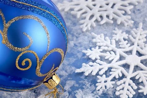 Christmas Ornaments Blue Wallpapers - Wallpaper Cave